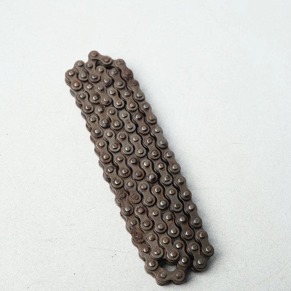 Se adapta a HONDA CB100 CB125S CL100 CL125S SL100 SL125 XL125 CADENA AM 25H-100L Foto 4 de 4