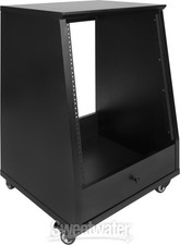 Rack De Estudio 4U Gator Cases - 15.25" De Profundidad (madera Negra)
