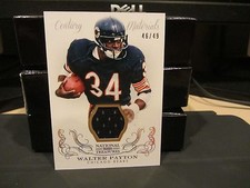 National Treasures Century Materials Jersey Bears Walter Payton 46/49 2013