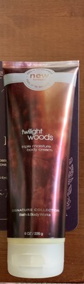   Bath Body Works   Twilight Woods Signature Triple  Moisture Cream 8oz
