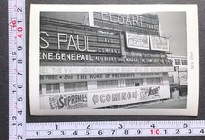 Advertising Signs Outdoor Elgart Band Supremes Mooney Les Paul Photo Snapshot