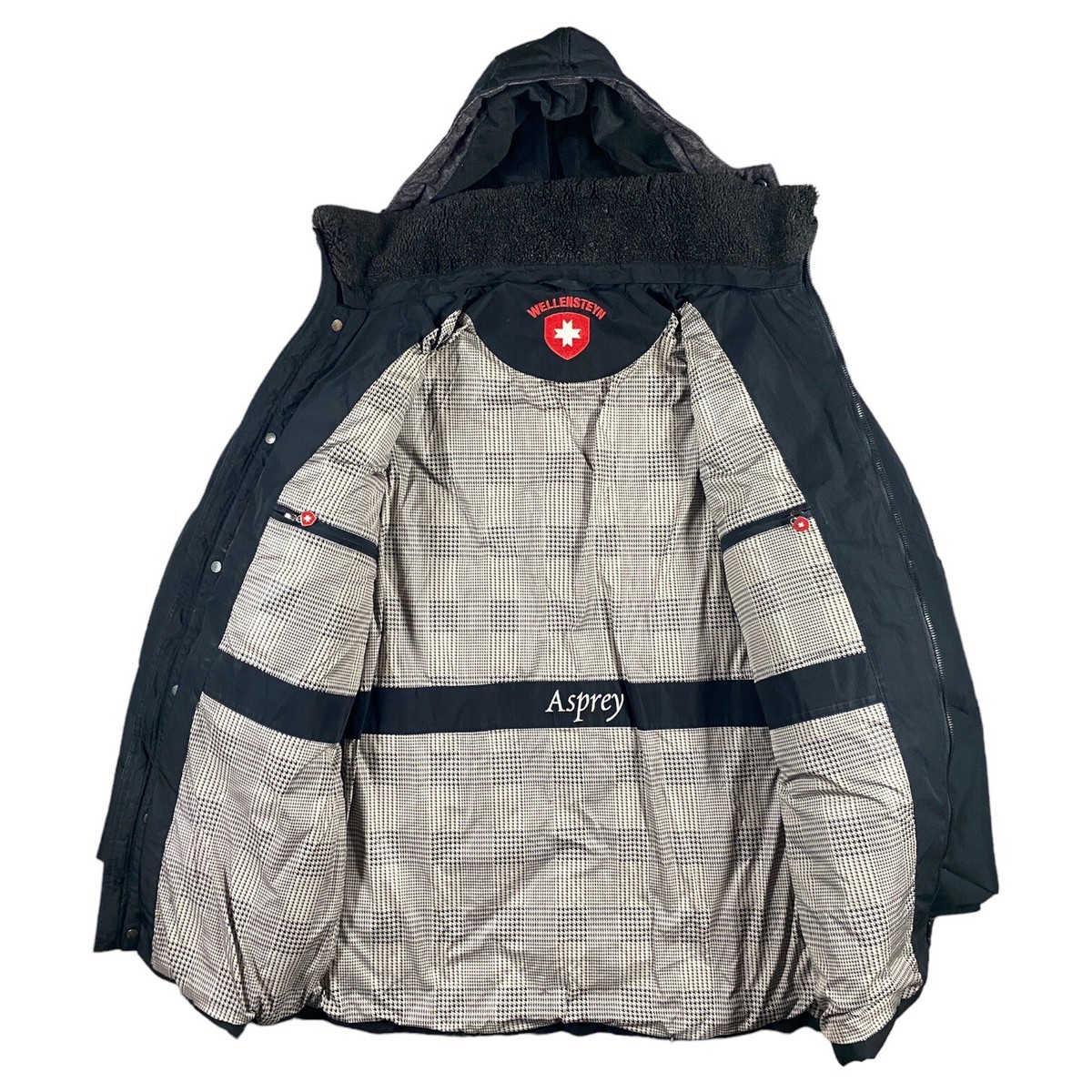 Wellensteyn ASPREY Jacket Parka Black Down Hooded Men's