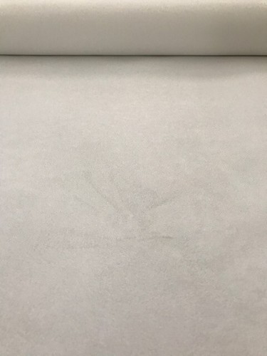 White Faux Suede Fabric By The Yard - Picture 3 of 3