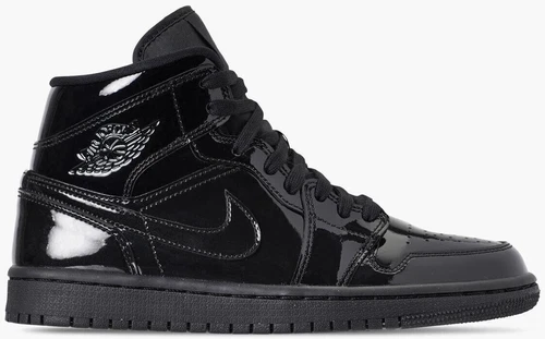 Jordan 1 Patent SE Mid Triple Black W