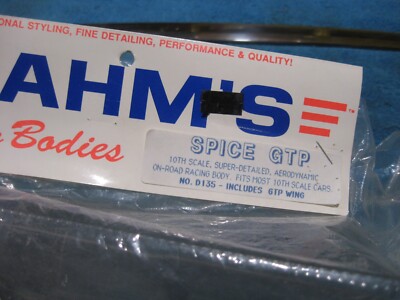 ホビーラジコン DAHM'S Racing Bodies SPICE GTP 1/12 DAHM'S Racing