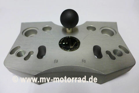 MV Handlebar Adaptor Plate FITS YAMAHA FJR 1300 model 2013+ - 901440 - Picture 1 of 2