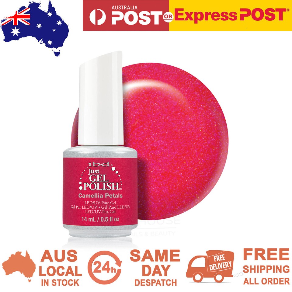 IBD Just Gel Polish Camellia Petals - Reines Gellack, 14 Ml, Härtet Unter LED & UV Licht, Langanhaltender Glanz