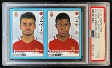 2016 Panini FOOT Corentin Jean Kylian Mbappe #504 Monaco PSA 7