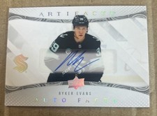 2024-2025 Upper Deck Artifacts Ryker Evans Auto Facts Autograph #AF-RE