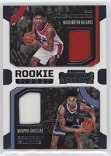 2019-20 Contenders Rookie Ticket Dual Swatches Rui Hachimura Brandon Clarke bj6