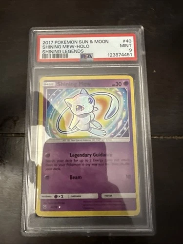 2017 Pokemon Sun & Moon Shining Legends #40 Shining Mew Shining Legends PSA 9