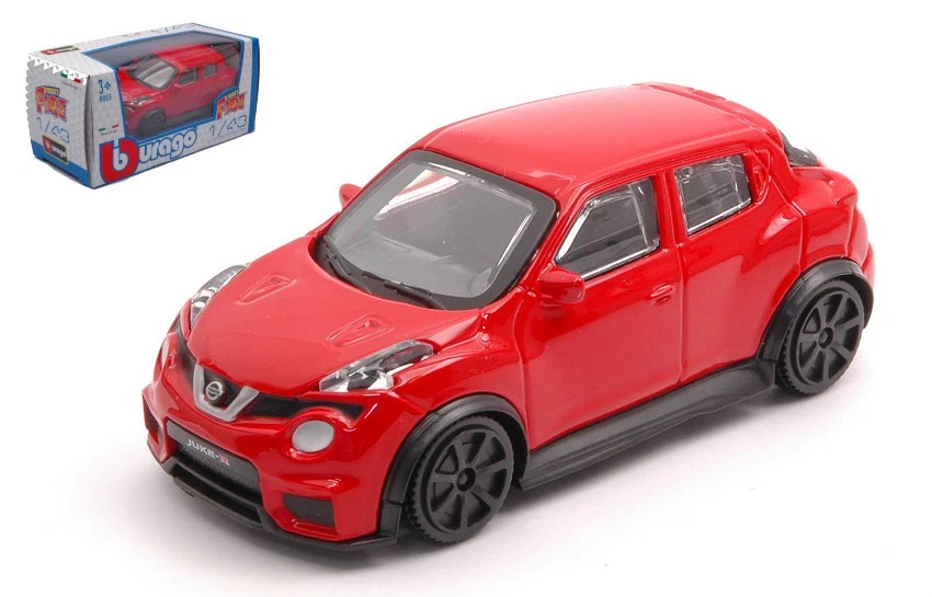 MODELLINO AUTO STATICO DIECAST BURAGO NISSAN JUKE R ROSSO MODELLISMO SCALA 1:43 - Immagine 2 di 4