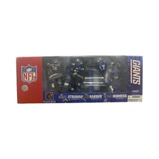 NFL McFarlane Sportspicks New York Giants 3 Pack Strahan Barber Burress 2006