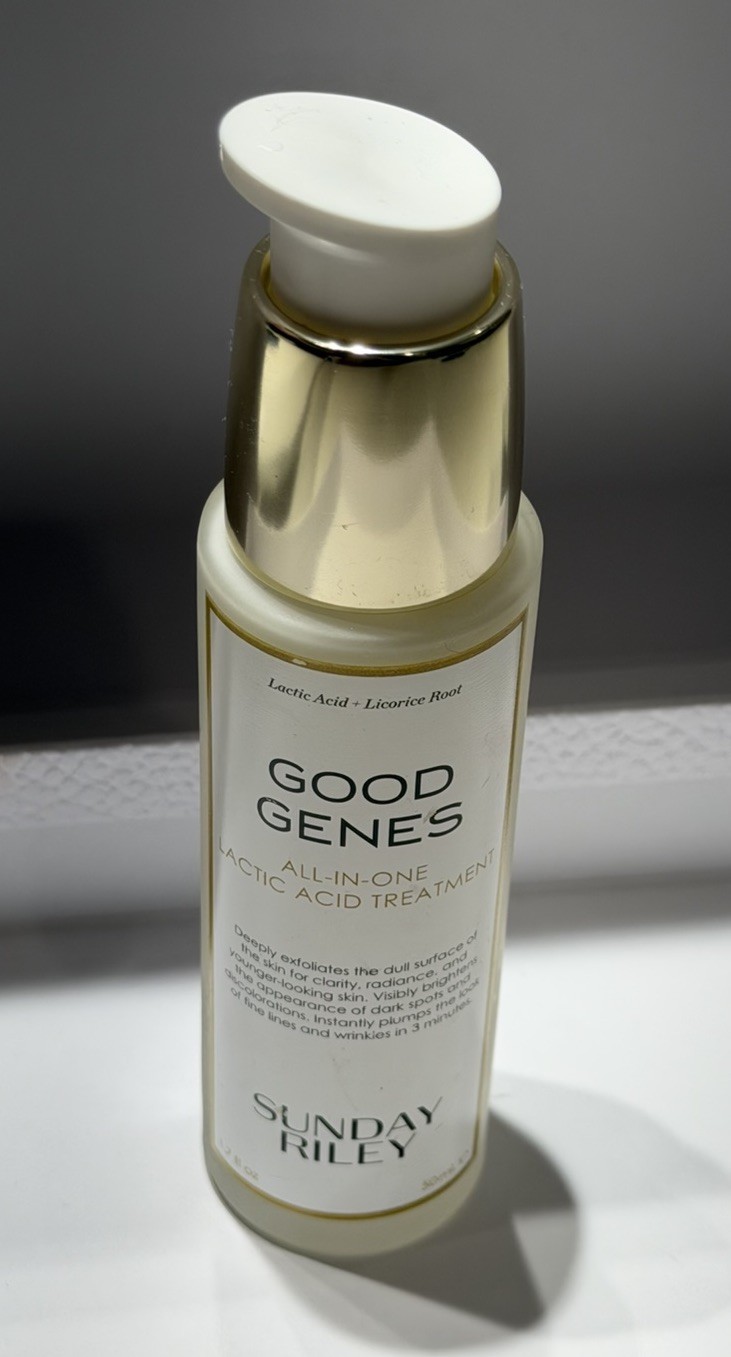 Sunday Riley Good Genes Lactic Acid Treatment 50 ml. Facial Serum New + 2 Sample