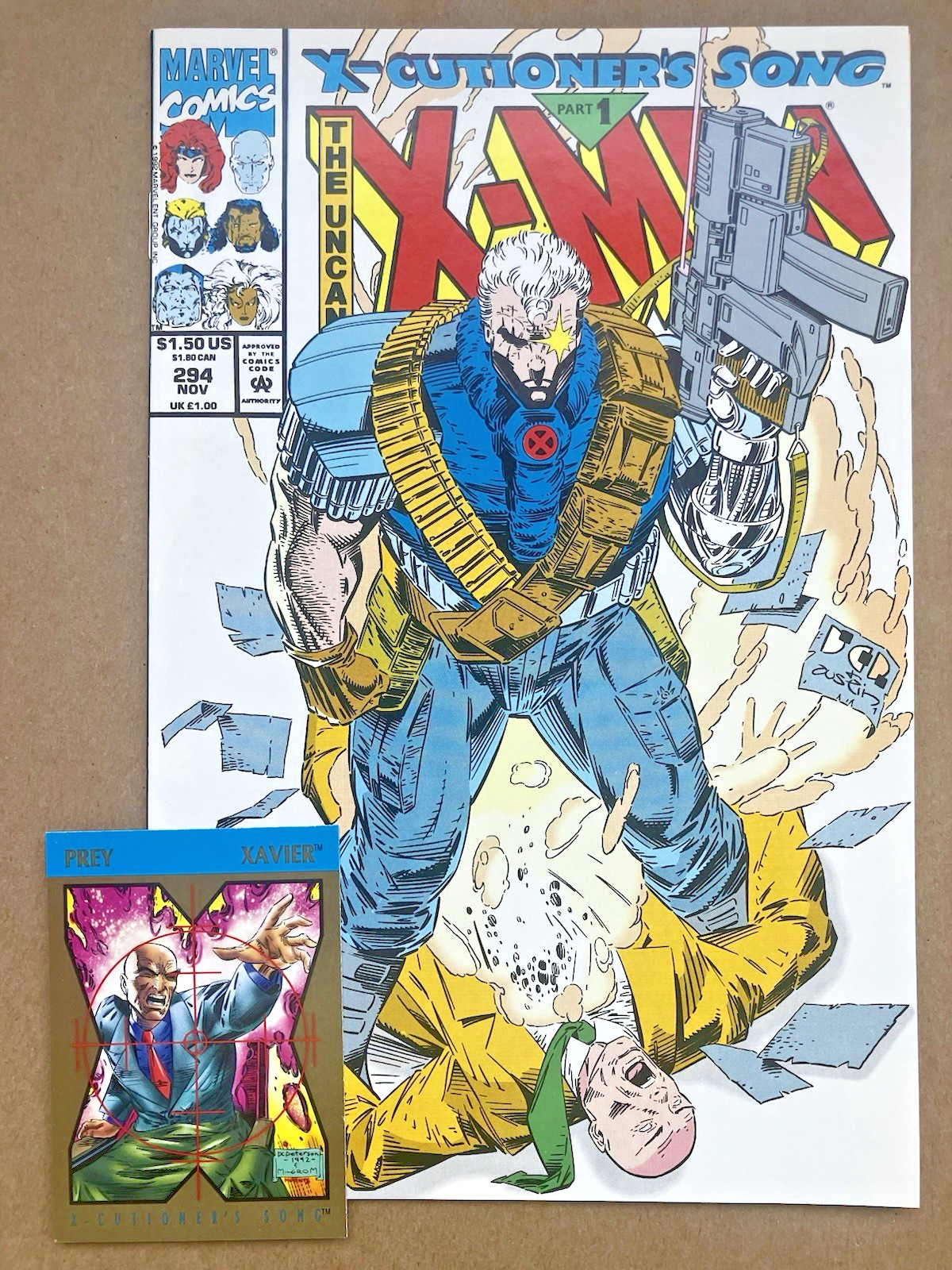 The Uncanny X-Men #294 (1992)  ~  Estimate:  Near Mint ~ Includes Stryfe Card