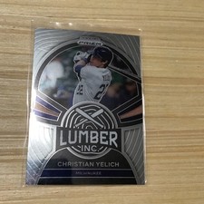 2022 Panini Prizm - Lumber Inc. #LI-7 Christian Yelich A-37