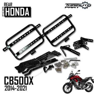 LUGGAGE SIDE RACK SIDE GUARD BLACK FOR HONDA CB500X ADV 2014-2021 MOTORCYCLE