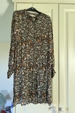 Part Two Dress Floral Print Ladies 36 Uk 10 Lined