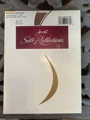 Hanes Silk Reflections Silky Sheer Control Top Pantyhose Little Color 718 Sz AB
