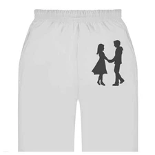 'Happy Couple Silhouette' Adult Sweatpants / Joggers (JO034352)