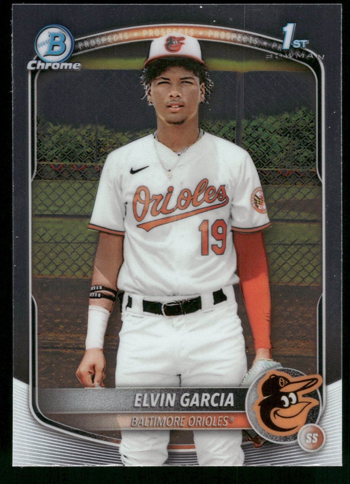 2025 Bowman #BCP-124 Elvin Garcia Chrome Prospects