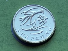 2013 FLORAL WALES LEEK DAFFODIL 1 ONE POUND COIN BRILLIANT UNCIRCULATED BU UNC