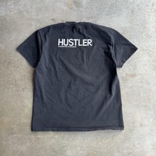 Vintage Hustler Doubled Sided Black T-Shirt Size-L Rare
