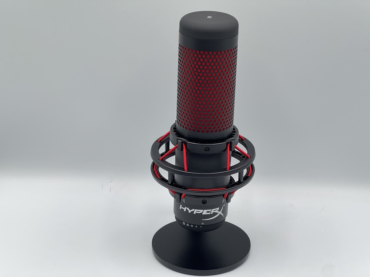 HyperX Quadcast HX-MICQC-BK USB Microphone w/ Shock Mount