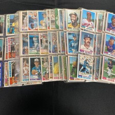 1982, ‘83, ‘84, ‘85, ‘86, ‘87 Topps Traded Sets Completed! Excellent Condition!