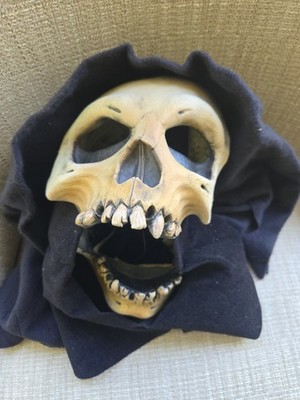 BSS Be Something Studios Halloween Hooded Skull Mask Grim Reaper Skeleton 95'