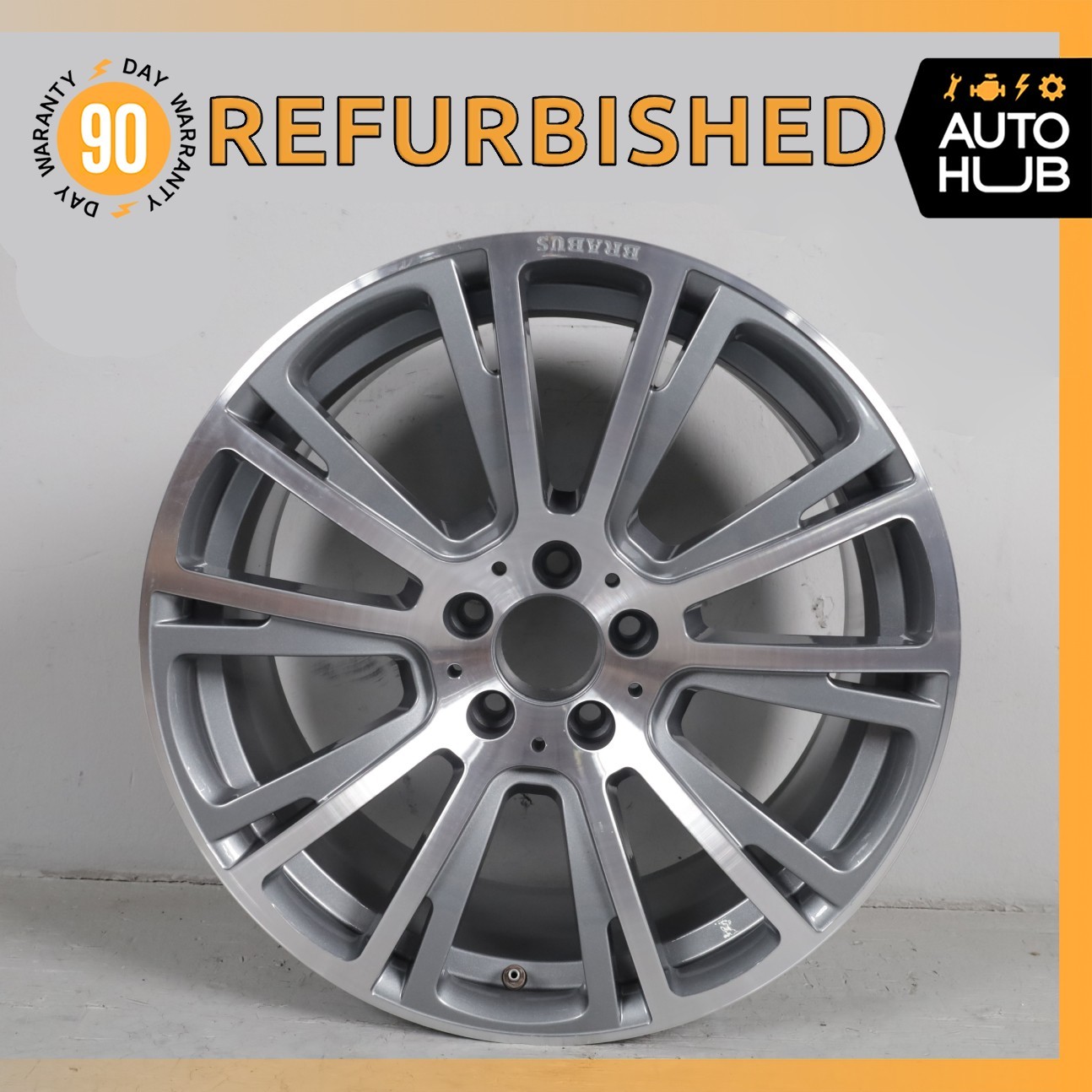 Mercedes W215 CL500 CL55 S55 Monoblock R Rear Wheel Rim 9.5 x 19 19" BRABUS