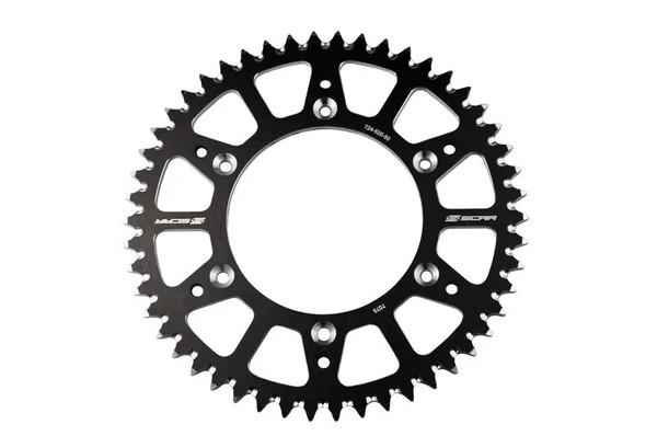 Scar Kettenrad 49Z Alu Schlamm Teil-520 Typ SRS330 Schwarz Kawasaki KX 450 2023-image
