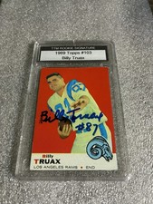 1969 Topps Billy Truax #103 Autographed Rookie Card - Encapsulated. rookie card picture