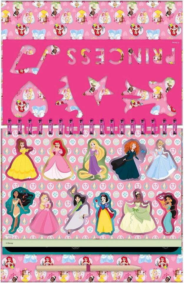 Princess From Scratch Totum Disney Princess Scratch Book | eBay