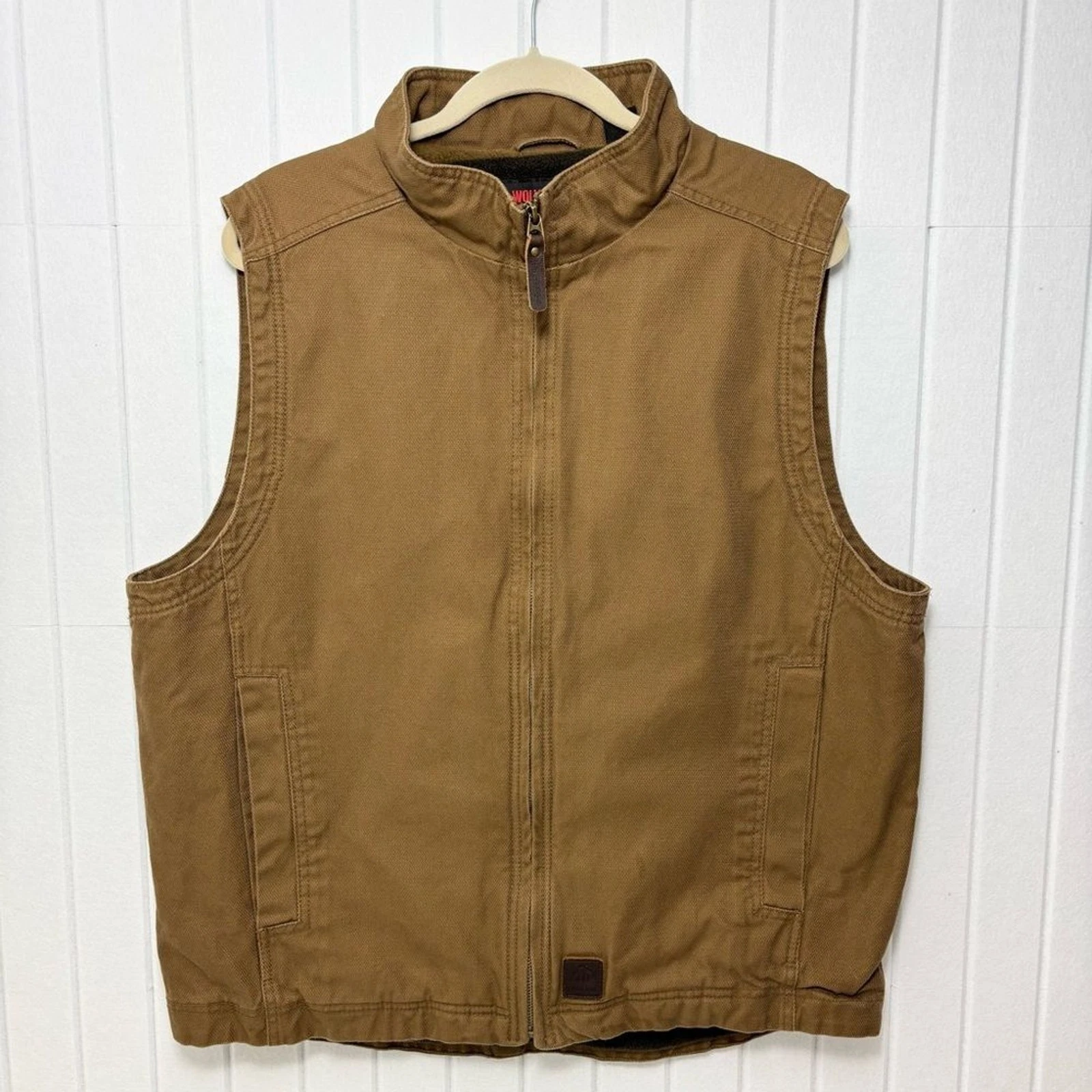 Wolverine Outdoor Brown Cotton Work Vest size L