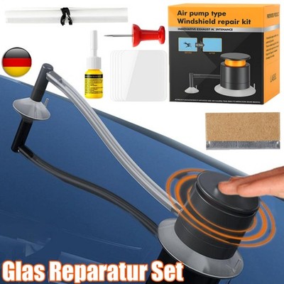 NEU Glas Reparatur Set Windschutzscheibe Steinschlag Komplett Auto Flüssigkeit