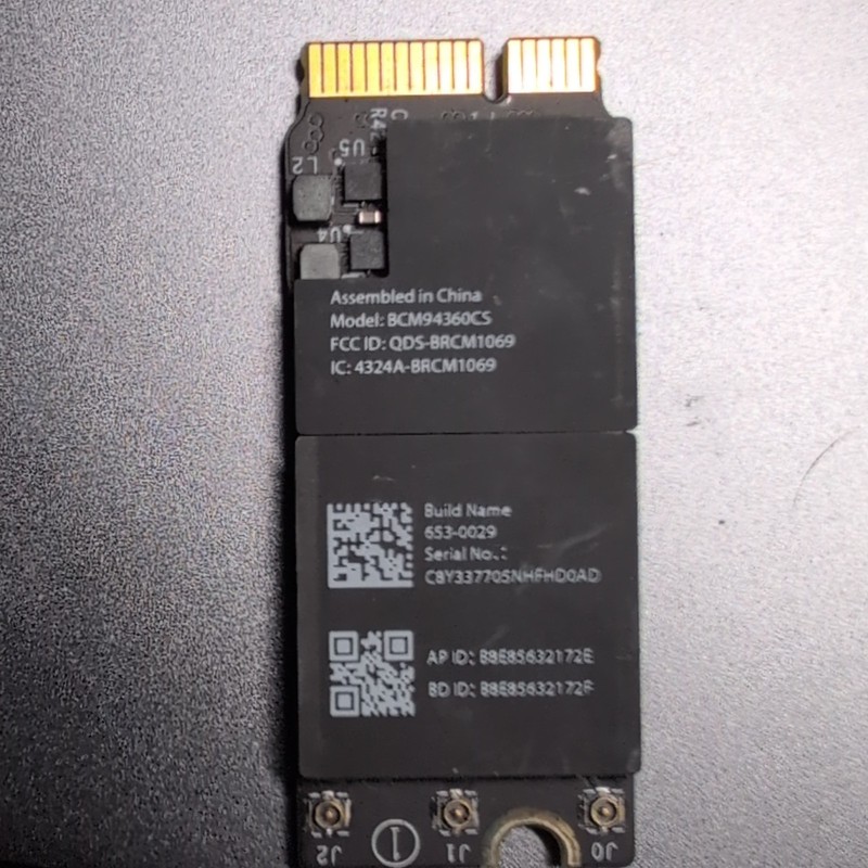 Broadcom BCM94360CS AirPort Extreme Wi-Fi Card 1300Mbps 653-0029 for Apple