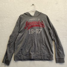 Aeropostale Hoodie Long Sleeve Sz. XXL Gray With Logo