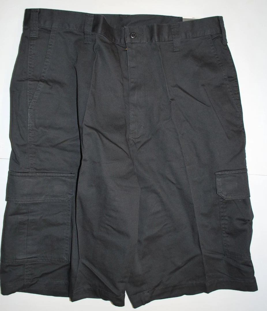 Dickies Cargo Shorts, Loose Fit, 13" Inseam, Color Black, Men's Multipe Sizes