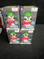 Schylling NeeDoh Squishmas Polar Glow Penguin Squeeze Toy 25105HY