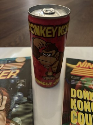 Donkey Kong Jungle Juice Energy Drink Promo 2007 with Nintendo Power Vol. 66/74!