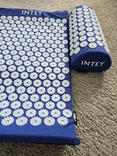 Never Used Acupuncture MAT And Pillow Intey, In Blue Color