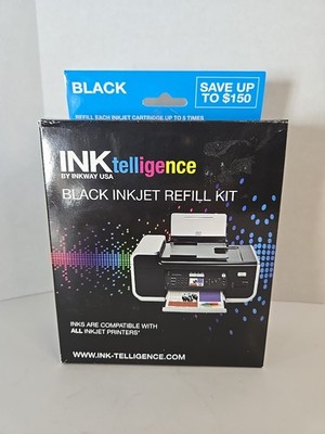 Inktelligence Black Inkjet Refill Kit