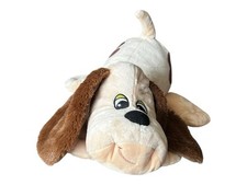 Pound Puppies Stuffed Plush Dog Beige Brown 15  2023 Excellent Used Condition