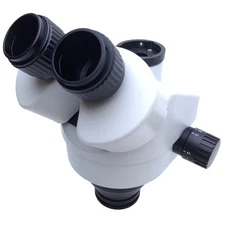 AmScope SM745TP Simul-Focal Trinocular Zoom Stereo Microscope Head 7x-45x Zoom