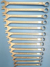 Stahlwille Germany 1413 Combination Wrench Set Offset 10 Slender I-beam Handle