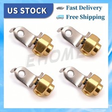 4 Pack 3 Way Female Brake Line Tee For 316 Inch Tube With Mounting Bracket