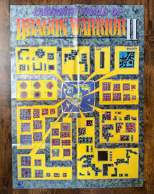 Dragon Warrior II complete in box seal map letter nintendo nes 2 factory MINT