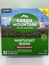 Green Mountain Nantucket Blend Medium Roast K-Cup Pods 32 Count Value Pack