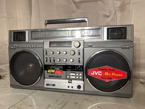 JVC RC-M90 vintage 1980s Boombox cassette stereo jambox radio